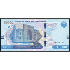 Узбекистан 10000 Сум 2021 год , UNC 