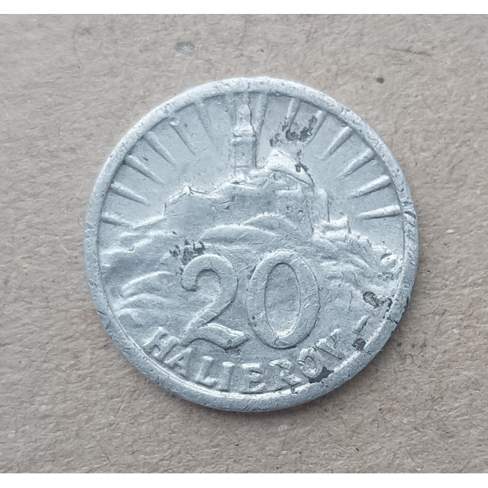 Словакия 20 Геллеров 1942 год