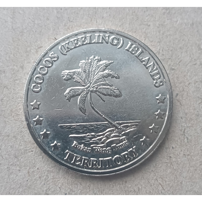 Килинг , Кокосовые Острова 10 центов 2004 год , Морская змея 