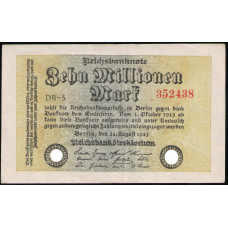 Германия 10000000 Марок 1923 год , Веймарская Республика