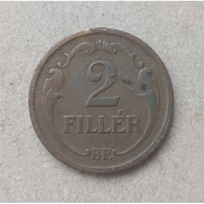 Венгрия 2 Филлера 1938 год