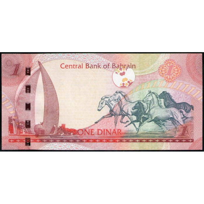 Бахрейн 1 Динар 2006 год , UNC