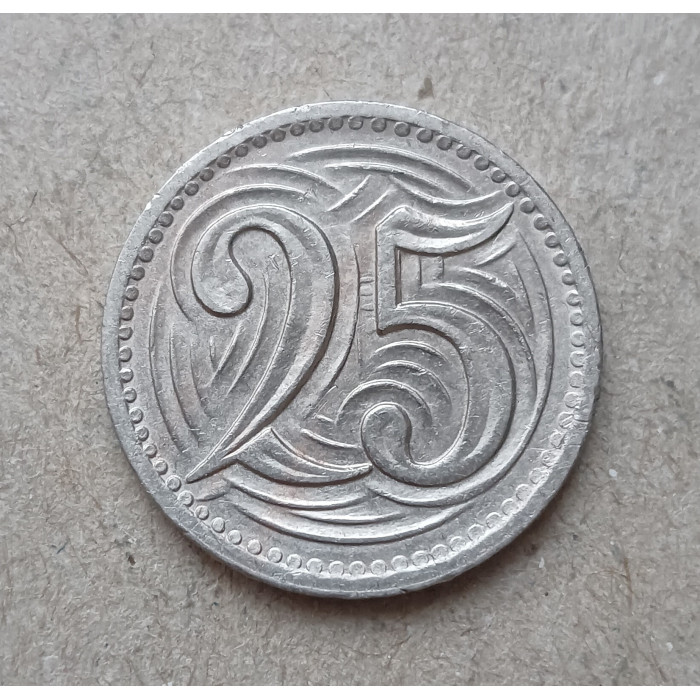 Чехословакия 25 Геллеров 1933 год