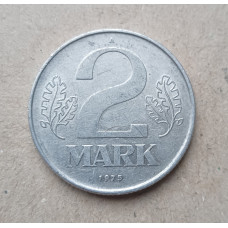 Германия , ГДР 2 Марки 1975 год , А