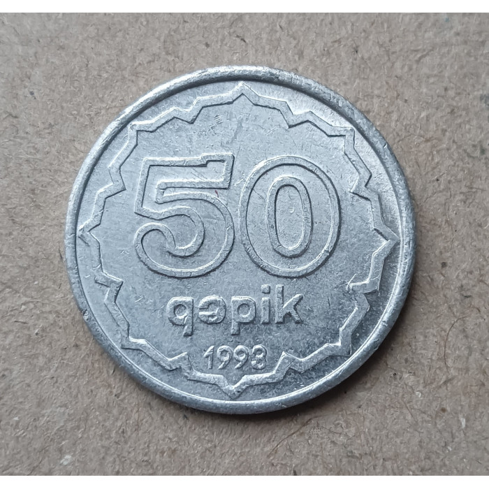 Азербайджан 50 Гяпиков 1993 год