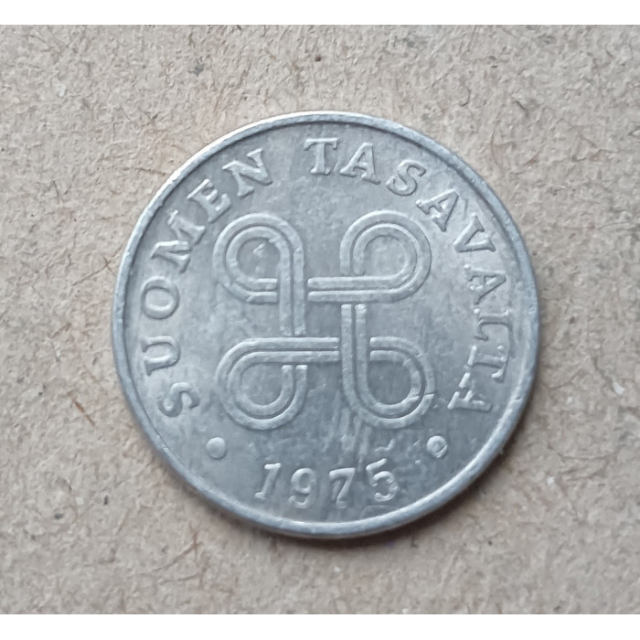 Финляндия 1 Пенни 1975 год
