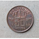 Бельгия 50 Сентим 1980 год ,  BELGIQUE , Шахтер