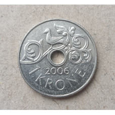 Норвегия 1 Крона 2006 год 