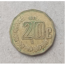 Мексика 20 Сентаво 1997 год