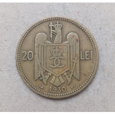Румыния 20 Леев 1930 год , Кароль 2