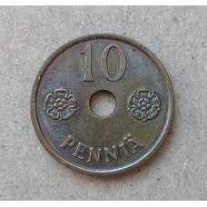 Финляндия 10 Пенни 1941 год 