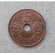 Финляндия 5 Пенни 1941 год 