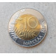 Финляндия 10 Марок 1995 год , Европейский союз , Лебедь , Биметалл