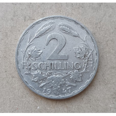 Австрия 2 Шиллинга 1947 год