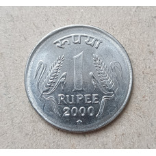Индия 1 Рупия 2000 год