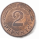 Германия , ФРГ, 2 Пфеннига 1996 год