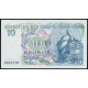 Швеция 10 Крон 1968 год , UNC , 300 лет банку Швеции