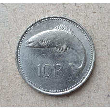 Ирландия 10 Пенсов 2000 год, Семга , Атлантический лосось