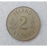 Исландия 2 Кроны 1963 год 