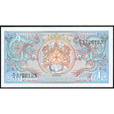 Бутан 1 Нгултрум 1986 год , UNC