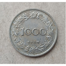 Австрия 1000 Крон 1924 год