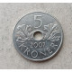 Норвегия 5 Крон 2007 год 