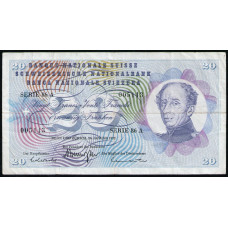 Швейцария 20 Франков 1972 год