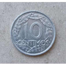 Испания 10 Сентимо 1959 год , Франсиско Франко