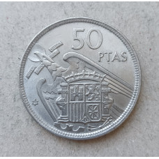 Испания 50 Песет 1958 год , Франсиско Франко