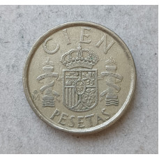 Испания 100 Песет 1988 год , Король Хуан Карлос 1