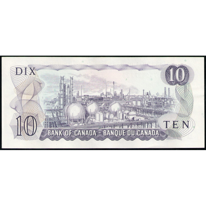  Канада 10 Долларов 1971 год , AUNC