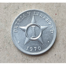 Куба 1 Сентаво 1970 год