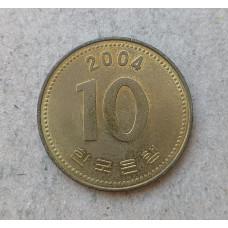 Южная Корея 10 Вон 2004 год , Пагода