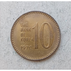 Южная Корея 10 Вон 1970 год , Пагода