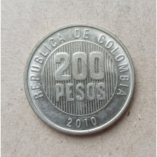 Колумбия 200 Песо 2010 год 