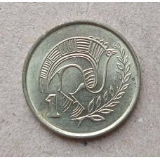 Кипр 1 Цент 1996 год , Птица