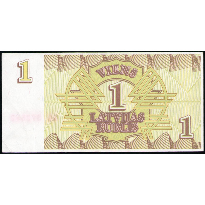 Латвия 1 Рубль 1992 год