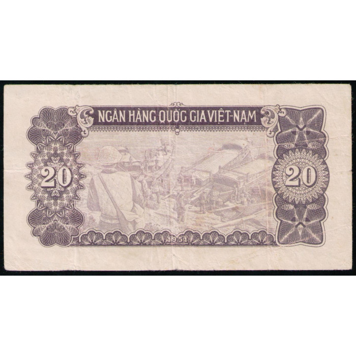 Вьетнам 20 Донгов 1951 год , Хо Ши Мин