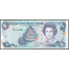 Каймановы острова , Кайманы , 1 Доллар 2001 год , UNC , Елизавета 2