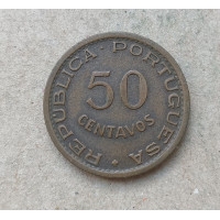 Мозамбик 50 Сентаво 1957 год , Колония Португалии