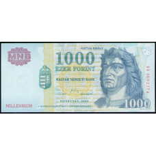Венгрия 1000 форинтов 2000 год , UNC , Миллениум 