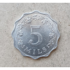 Мальта 5 Мил 1972 год