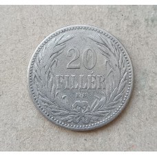 Венгрия 20 Филлеров 1893 год