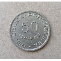 Ангола 50 Сентаво 1950 год , 300-летие революции