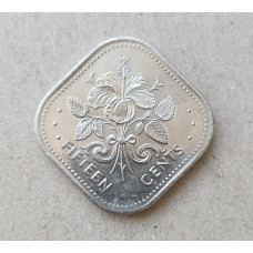 Багамские Острова 15 Центов 2005 год , Гибискус