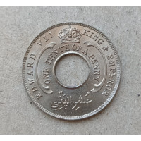Нигерия 1/10 пенни 1908 год , Британская Западная Африка , Король Эдуард 7
