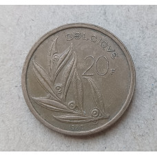 Бельгия 20 Франков 1980 год , BELGIQUЕ