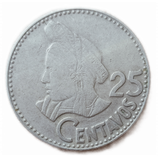 Гватемала 25 Сентаво 1977 год