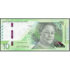Перу 10 Солей 2022 год , UNC