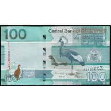 Гамбия 100 Даласи 2023 год , UNC , Журавль